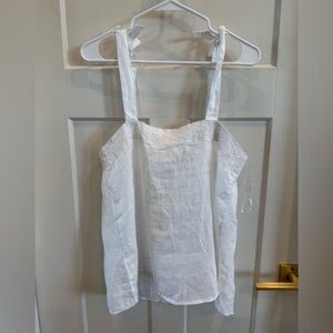 Nanette Lepore White Eyelet Top